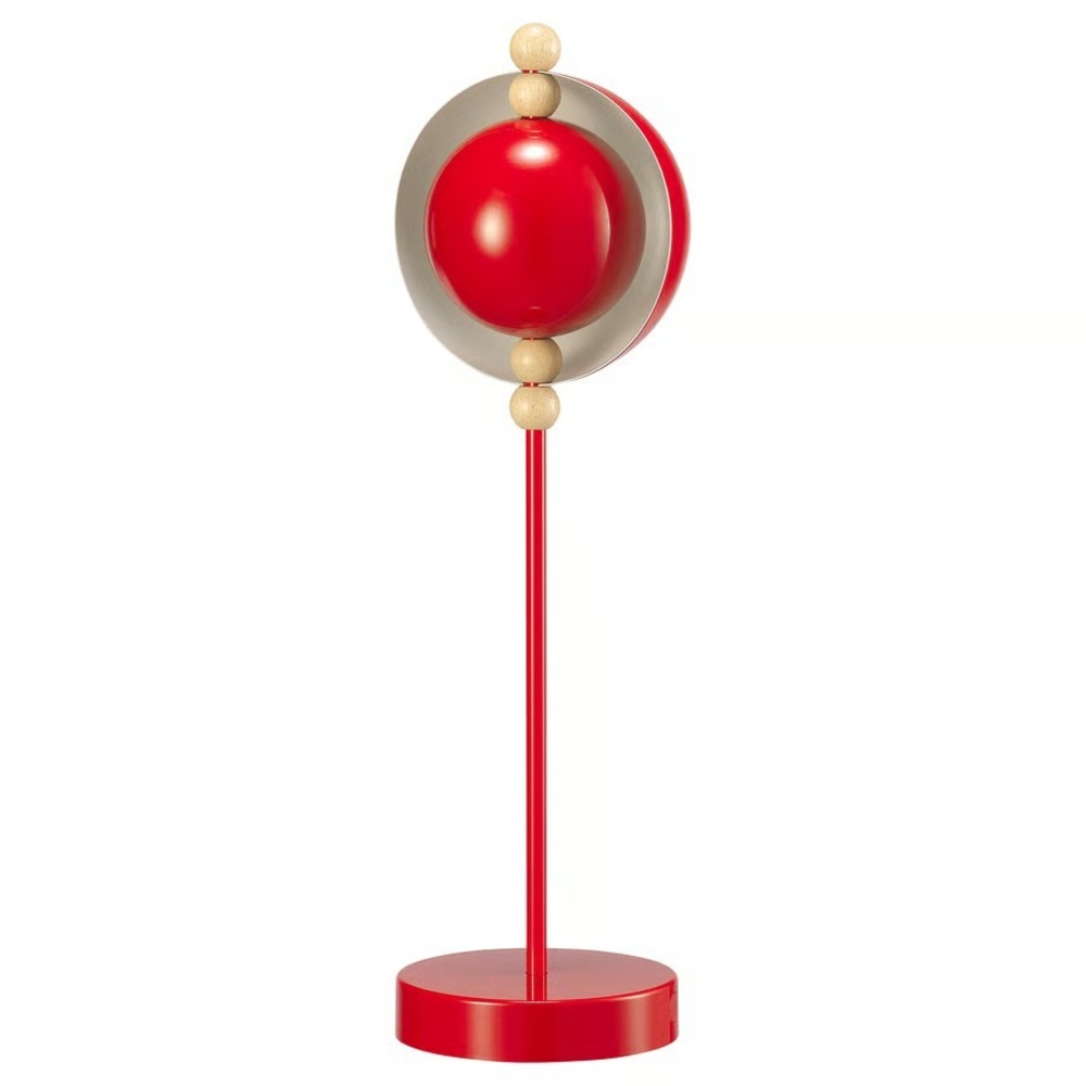 Ikea STRÅLA Strala LED Decorative Table Lamp Metal  Battery Operated/Red New